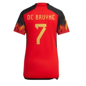 Belgia Kevin De Bruyne #7 Koszulka Podstawowych Kobiety MŚ 2022 Krótki Rękaw